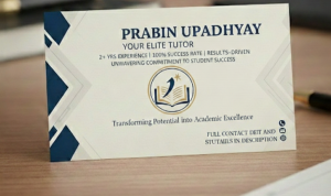 Prabin Upadhayaya — home tutor
