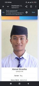 Kismat Shrestha — home tutor